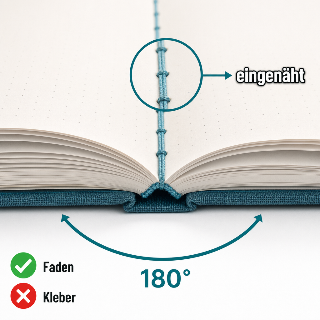 Fadenheftung Detail